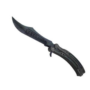 ★ Butterfly Knife | Blue Steel (Battle-Scarred)