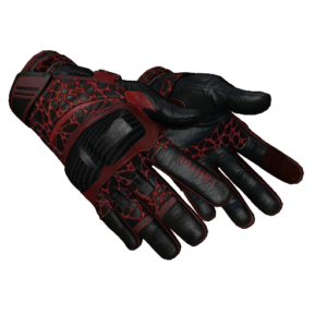 ★ Moto Gloves | Blood Pressure (Well-Worn)